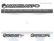 Tablet Screenshot of daredevildiscs.com